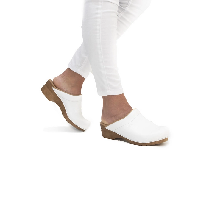 Sabot Sanita Women Original Sandra Open Blanc Sabotexpert